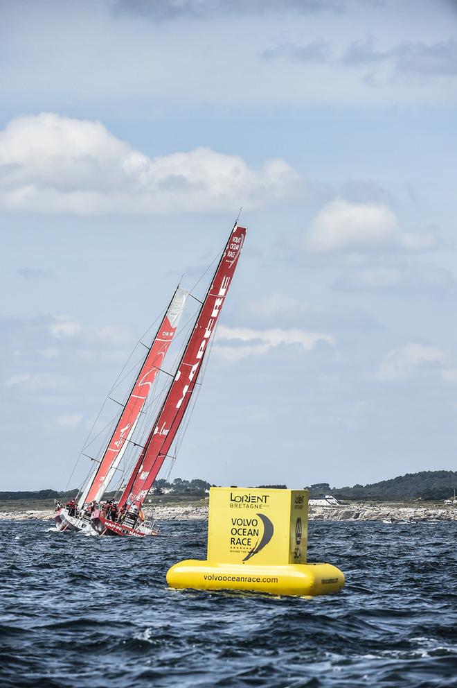 MAPFRE and Dongfeng - Volvo Ocean Race - Lorient In-Port Race © Ricardo Pinto / Volvo Ocean Race